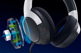 usb c laidines ausines - Razer Kaira Gaming PS5 Black/ White - 10 nuotrauka