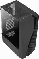 atx korpusai - Aerocool Wave-G-BK-v1 Black - 3 nuotrauka