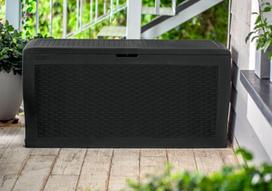 keter lentyna - Sodo daiktadėžė Keter Samoa Rattan, 1170 mm x 450 mm x 570 mm - 6 nuotrauka