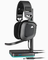 corsair ausines - Corsair HS80 RGB USB, juodos - 5 nuotrauka