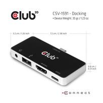 hub hdmi usb - CLUB 3D CSV-1591 - 5 nuotrauka