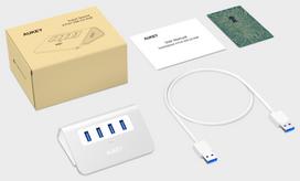 usb a sakotuvas - AUKEY CB-H5 - 5 nuotrauka