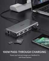 usb ethernet rj45 - AUKEY CB-C78 - 2 nuotrauka