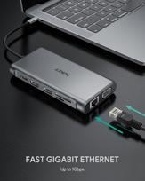 usb ethernet rj45 - AUKEY CB-C78 - 4 nuotrauka