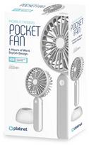 1200mah - Platinet rechargeable fan 1200mAh, white/grey (45246) - 3 nuotrauka