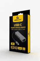 usb c lan adapteri - GEMBIRD A-CMU3-LAN-01 network adapter - 2 nuotrauka