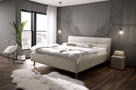 miegamojo lovos 180 x200 - Lova Meise Lotte, 180x200 cm, smėlio spalvos - 5 nuotrauka