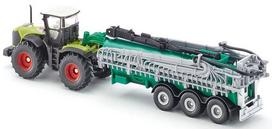 modeliukai traktoriai - Siku Claas Xerion With Vacuum Tanker 1827 - 2 nuotrauka