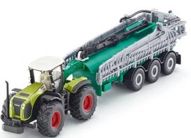 modeliukai traktoriai - Siku Claas Xerion With Vacuum Tanker 1827 - 4 nuotrauka