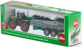 modeliukai traktoriai - Siku Claas Xerion With Vacuum Tanker 1827 - 8 nuotrauka