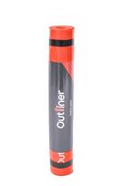 aerobine - Jogos kilimėlis Outliner, oranžinė, 173x61x0,4 cm - 5 nuotrauka