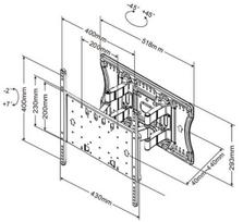 v mount - Multibrackets Wall Mount 26-55" - 8 nuotrauka