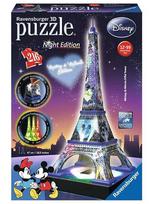 frozen puzzle - Ravensburger 3D Puzzle Eiffel Tower Night Edition 216pcs - 1 nuotrauka