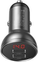 baseus usb a - Įkroviklis Baseus CCBX-0G, 2 x USB, juoda - 2 nuotrauka
