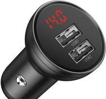 baseus usb a - Įkroviklis Baseus CCBX-0G, 2 x USB, juoda - 4 nuotrauka
