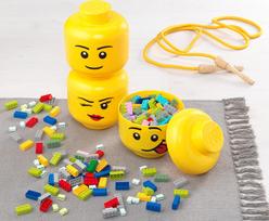lego deze - Daiktadėžė Room Copenhagen Lego Storage Head Girl Mini 40331725 - 5 nuotrauka