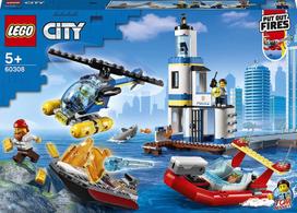 lego city - LEGO City Pajūrio policijos ir ugniagesių misija 60308 - 1 nuotrauka