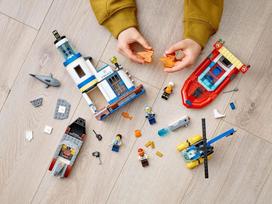 lego city - LEGO City Pajūrio policijos ir ugniagesių misija 60308 - 6 nuotrauka