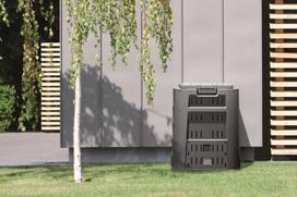 kompostas -  Prosperplast Compogreen, 610 mm x 610 mm x 753 mm, 220 l - 2 nuotrauka