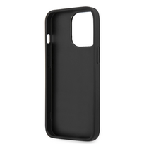 iphone 13 telefono deklas guess - Guess "PU 4G Metal Logo Case iPhone 13 Pro" Grey - 5 nuotrauka