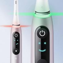 oral b duo - Elektrinis dantų šepetėlis Oral-B iO Series 6 Duo Pack, baltas/rožinis - 4 nuotrauka