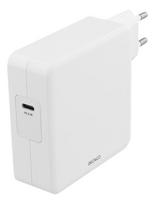  DELTACO 87W USB-C, USB-C PD, baltas / USBC-AC117
