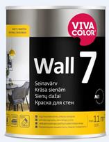 Sienų dažai Vivacolor Wall 7, balti, 0.9 l