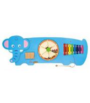 montessori zaislai - Viga sieninis lavinamasis žaidimas "Dramblys", 50472 - 1 nuotrauka