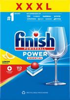 Pirkti Indaplovių tabletės FINISH Powerball Power Essential Lemon, 112 vnt. - Photo 1