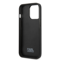 karl ikonik - Karl Lagerfeld "Karl Lagerfeld Ikonik Flower Case iPhone 13 Pro" Grey - 2 nuotrauka