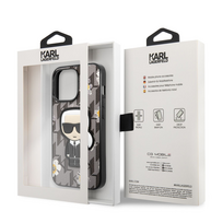 karl ikonik - Karl Lagerfeld "Karl Lagerfeld Ikonik Flower Case iPhone 13 Pro" Grey - 4 nuotrauka