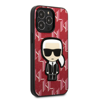 karl lagerfeld ikonik - Karl Lagerfeld "Karl Lagerfeld Monogram Ikonik Case iPhone 13 Pro" Red - 4 nuotrauka