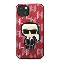 karl ikonik - Karl Lagerfeld "Karl Lagerfeld Monogram Ikonik Case iPhone 13" Red - 1 nuotrauka