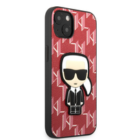 karl ikonik - Karl Lagerfeld "Karl Lagerfeld Monogram Ikonik Case iPhone 13" Red - 4 nuotrauka