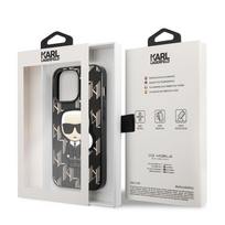 karl ikonik - Karl Lagerfeld "Karl Lagerfeld Monogram Ikonik Case iPhone 13 Pro" Black - 4 nuotrauka