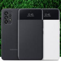 samsung galaxy a53 deklas - Samsung "S-View Case Galaxy A53 5G (EF-EA536PWE)" White - 8 nuotrauka