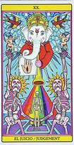 bicycle kortos -  Bicycle Tarot El Dios De Los, EN - 5 nuotrauka