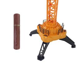 nuotoliniu budu valdomos masineles - Žaislinis kranas LEAN Toys Construction Crane LT7782, 940 mm - 3 nuotrauka