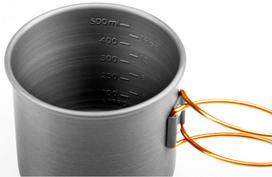 turistinis katiliukas - Katilas GSI Outdoors Halulite Aluminium Bottle Cup 50196, 0.591 l - 3 nuotrauka