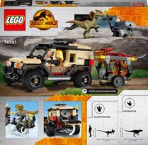 lego jurassic world - LEGO Jurassic World - Pyroraptor and dilophosaurus-transport 76951 - 2 nuotrauka