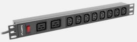 1u maitinimo blokas - Lanberg PDU-02I1908I-0200-C20-BK, 2 m - 2 nuotrauka