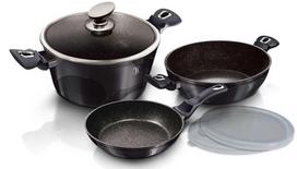 berlingerhaus puodai - Puodų komplektas Berlinger Haus Carbon Pro BH-6905, 240 mm, 1.7 - 4.1 l, 6 vnt. - 7 nuotrauka