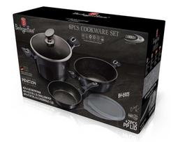 berlingerhaus puodai - Puodų komplektas Berlinger Haus Carbon Pro BH-6905, 240 mm, 1.7 - 4.1 l, 6 vnt. - 10 nuotrauka