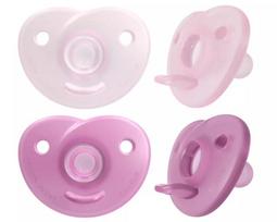  PHILIPS AVENT, silikoninis čiulptukas, ''Minkštasis M'', nuo 0-6mėn., SCF099/22, 2vnt.