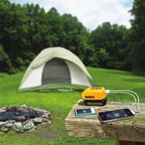 dewalt bateriju adapteris - USB adapteris DeWalt DCB090 (be akumuliatoriaus), 10,8 V - 18 V - 2 nuotrauka