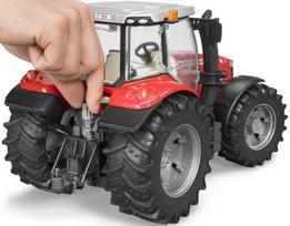 7600 - BRUDER traktorius Massey ferguson 7600, 03046 - 5 nuotrauka