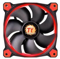 slegio ventiliatorius - Thermaltake Riing 14 Red LED fan high - 3 nuotrauka