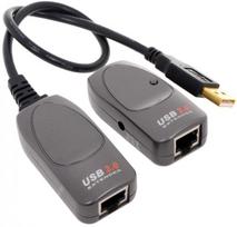 usb extender - Aten Adapter USB / RJ-45 x2 - 1 nuotrauka