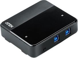 ata laidas - Šakotuvas Aten US234-AT 2-Port USB 3.0 Peripheral Sharing Device - 1 nuotrauka