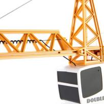 tower crano - Žaislinė sunkioji technika Double E Tower Crane E563-003, 760 mm, universali - 5 nuotrauka